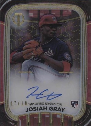 2022 Topps Tribute - Josiah Gray #IPA-JG