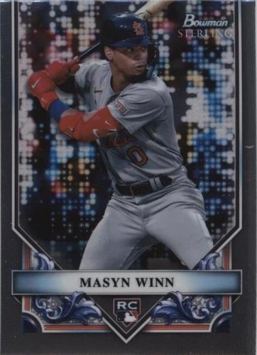 Masyn Winn 2025 Topps Series 1 Blue Rainbow /150 Rookie Cup #22