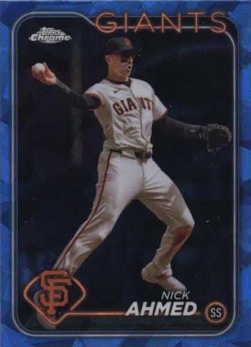 2024 Topps Chrome Update Series Sapphire Edition - Nick Ahmed #USCS98