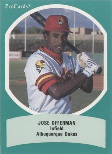 1990 ProCards Triple A All-Star Game - Jose Offerman #AAA 31