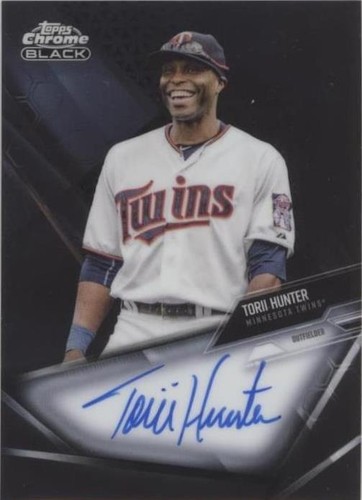 2021 Topps Chrome Black - Torii Hunter #CBA-TH