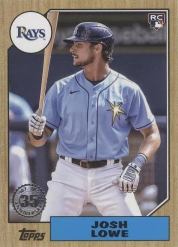 2022 Topps Series 2 - Josh Lowe #87TB-27