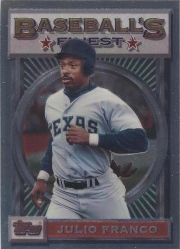1993 Topps Finest - Julio Franco #161
