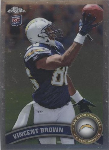2011 Topps Chrome Vincent Brown #42