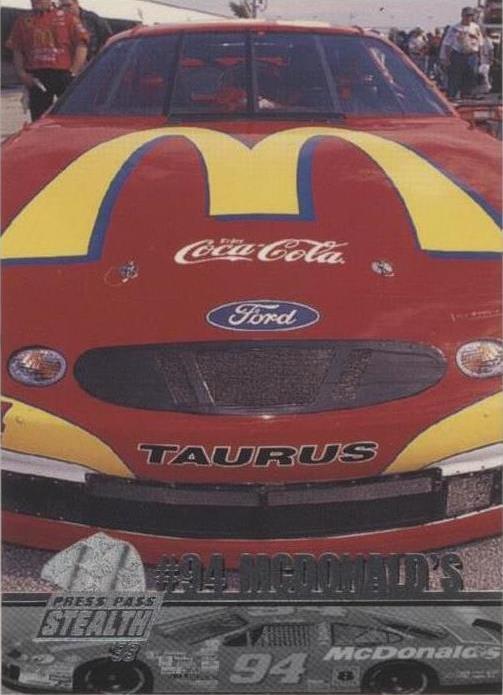 1998 Press Pass Stealth - Bill Elliott Joe Garone Matt Kenseth #8