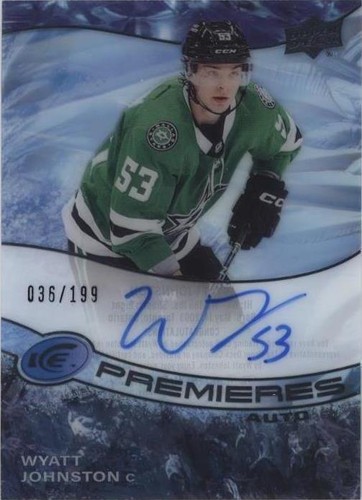 2022-23 Upper Deck Ice - Wyatt Johnston #IPA-WJ