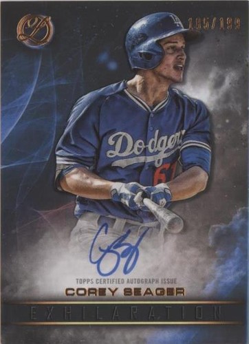 2016 Topps Legacies of Baseball - Corey Seager #EA-CS