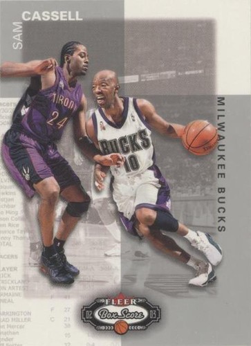 2002-03 Fleer Box Score - Sam Cassell #63