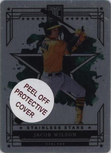 2024 Panini Impeccable - Jacob Wilson #19