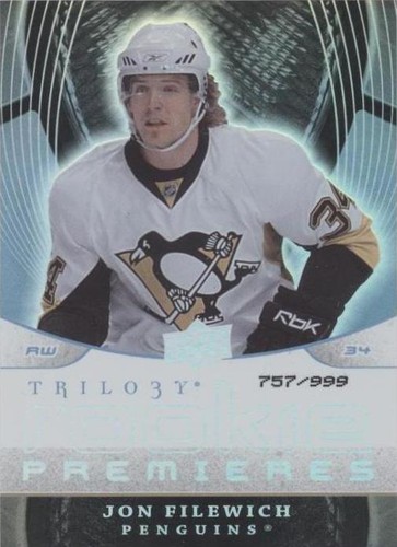 2008-09 Upper Deck Trilogy - Jonathan Filewich #113