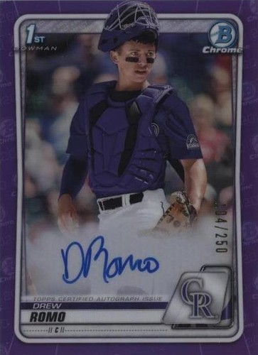 2020 Bowman Draft - Drew Romo #CDA-DR
