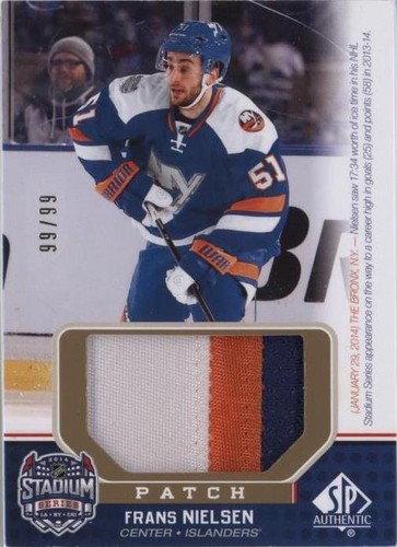 2014-15 SP Game Used - Frans Nielsen #SS-FN