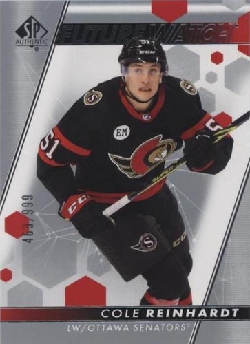 2022-23 SP Authentic - Cole Reinhardt #180