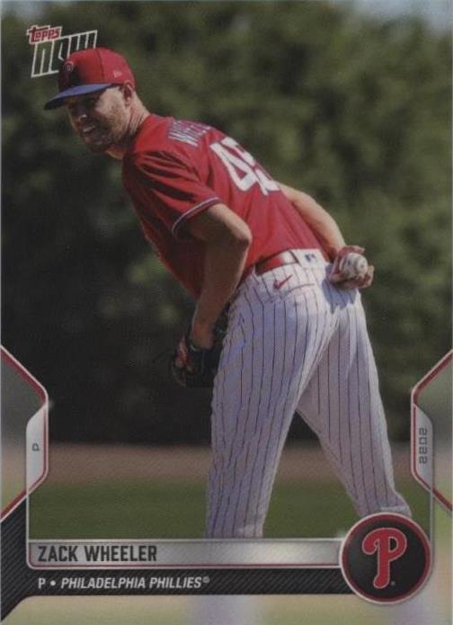 2022 Topps Now Road to Opening Day - Zack Wheeler #OD-279