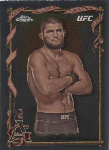 2025 Topps Chrome UFC Khabib Nurmagomedov #36 Red White And Blue