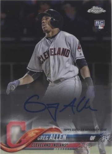2018 Topps Chrome - Greg Allen #RA-GA