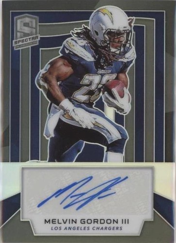 2019 Panini Spectra Melvin Gordon #S-MG