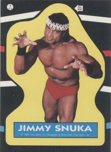 1985 Topps WWF - Jimmy Snuka #7