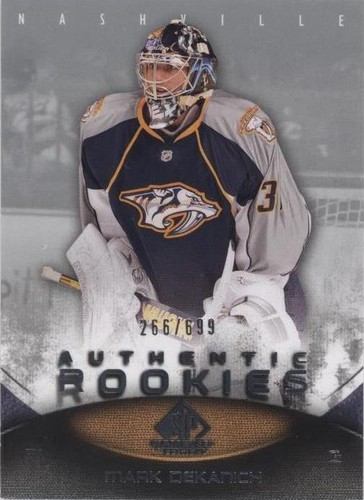2010-11 SP Game Used Edition - Mark Dekanich #104