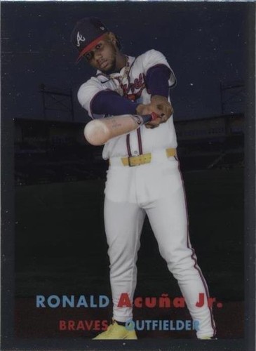 2024 Topps Chrome Lids Mitchell & Ness - Ronald Acuña Jr. #3