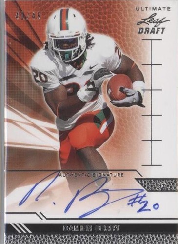 2011 Leaf Ultimate Draft Damien Berry #U-DB1