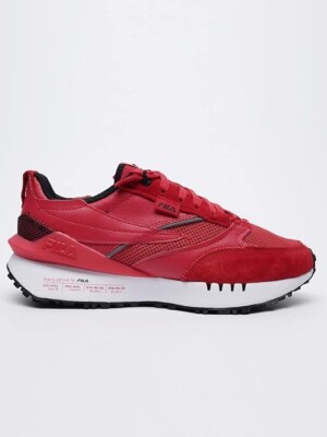 Fila Renno N Generation Lifestyle Shoes Red White Black 1RM02189-602 Men's NEW