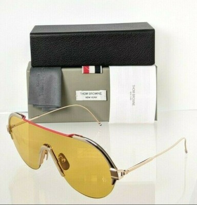 Pre-owned Dita Brand Authentic Thom Browne Sunglasses Tbs 811-144-01 Gold Tbs811 In Yellow