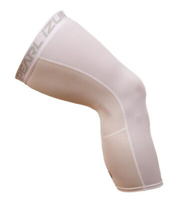 Pearl Izumi UPF 50+ Sun Knees Solid White Size M 3698