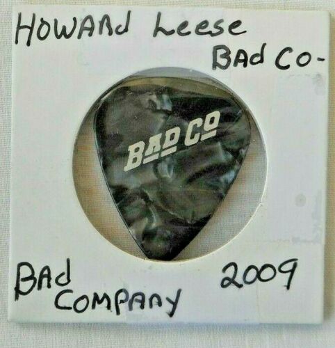 Howard Leese Bad Company Tour Issued Guitar Pick 2009