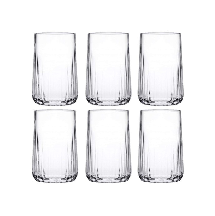 6-Teilig Kleines Trinkglas Su Bardagi Gläser Wassergläser Soda Becher