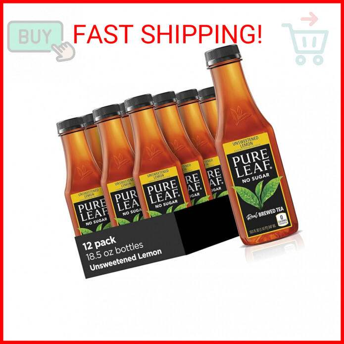 Unsweetened Black Tea With Lemon, Unsweetened, 18.5 Fl Oz (pa