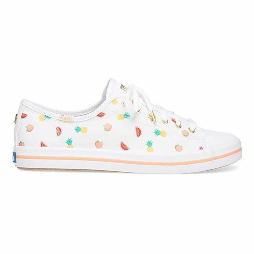 Женские кроссовки Keds Kickstart Sunnylife Fruits Fashion, белые