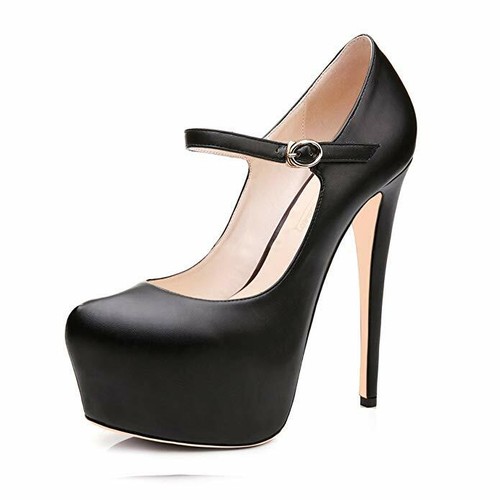 Club Womenââs Platform Round Toe Ankle Strap Stilettos High Heels Evening Shoes | eBay