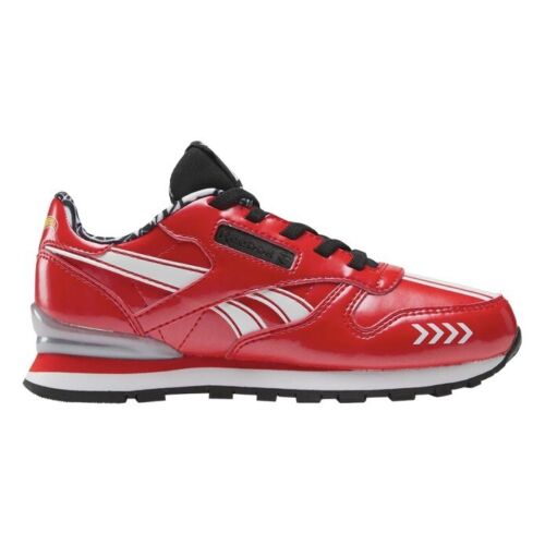 Классическая кожаная детская школьная обувь Reebok Hot Wheels, кроссовки Step N Flash #923