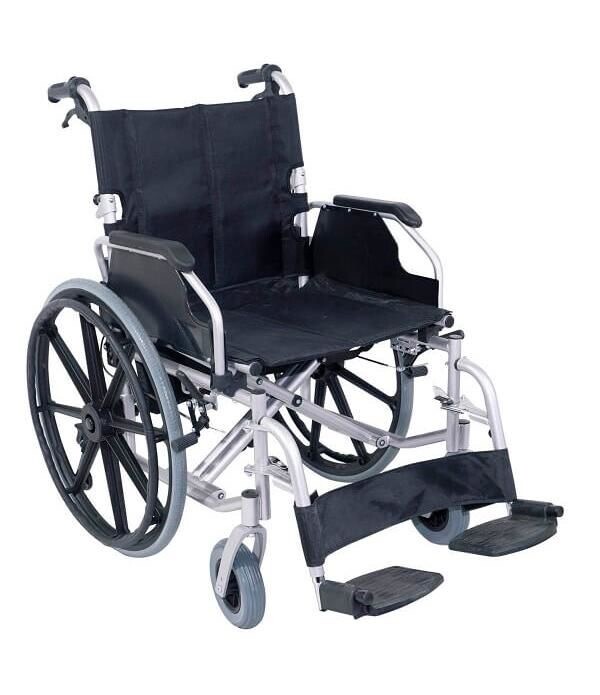 Bariatric wheelchair self propelled 150 kg 22 inch wide seat can