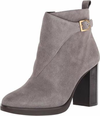 Cole Haan Harrington Grand Riding Booties 220 Suede Storm Cloud Grey US 10 B