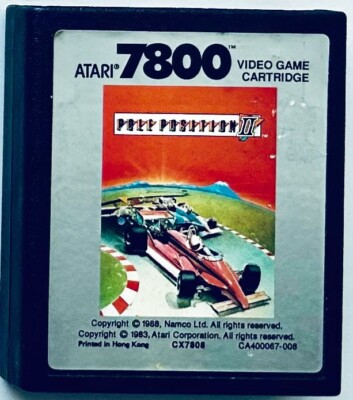 Pole Position II Atari 7800 Video Game Cartridge