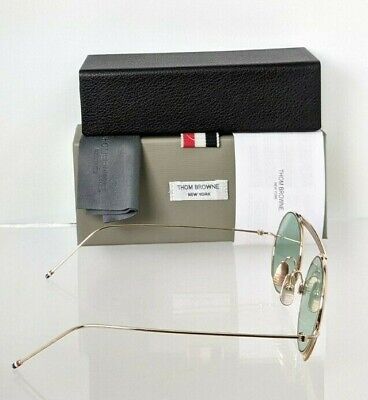 Pre-owned Dita Brand Authentic Thom Browne Sunglasses Tbs 111-01 Gold Tb111 Frame In Green