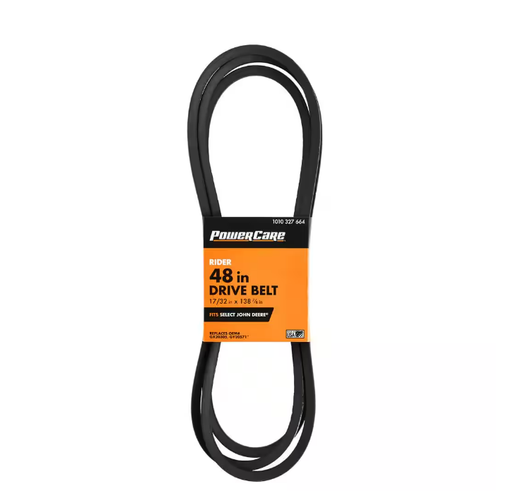 Replacement for JOHN DEERE GX20305 or GY20571 OEM SPEC 48" DECK BELT with ARAMID