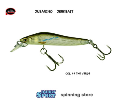 JUBARINO JERKBAIT MOLIX 50  COLORE 49 THE VERDE 2.5 GR  5 CM  SPINNING BK BASS