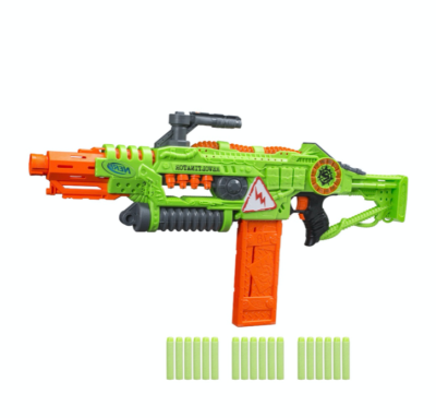 Revoltinator Nerf Zombie Strike Toy Motorized Blaster & 18 Nerf