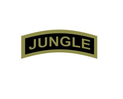 JUNGLE Tab ACU Vinyl Window Decal/Sticker United States Army