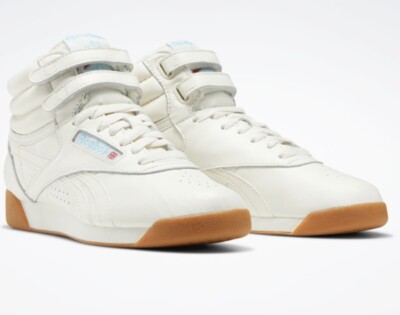 Reebok Freestyle Hi 5411 Women’s Size 5 Casual Shoe Off White Sneaker Trainer