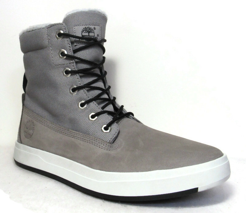 

Timberland David Square Roll Top Mid Мужские серые ботинки чукка #A2KAE, Серый, Timberland David Square Roll TOP