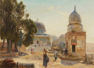 ottoman Miniature Old İstanbul old fine art Meeting day at the palace