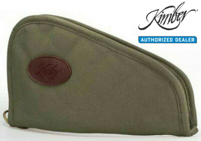 Kimber 1911 Canvas Handgun Soft Case Gun Rug  w/ Logo Green  4100572