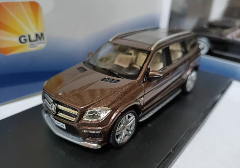 GLM 1/43 Resin car model Mercedes-Benz AMG GL63 X166 Brown