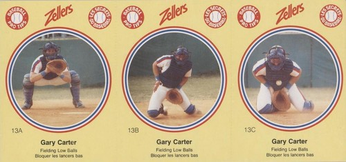 1982 Zellers Baseball Pro Tips Montreal Expos - Gary Carter #13