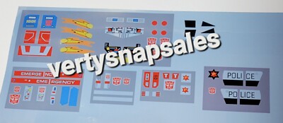 Transformers G1 Repro Stickers For G1 Guard City