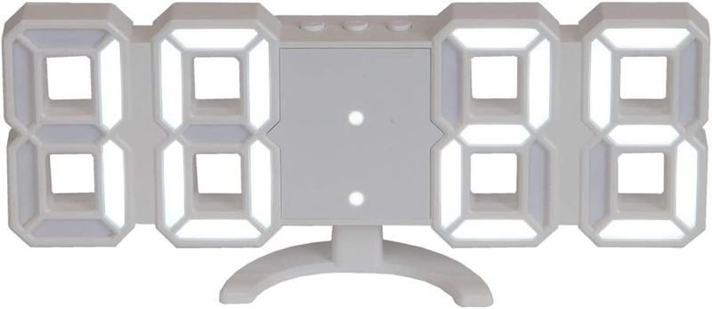 Minimalist Small LED Clock with 2 Adjustable Brightness Levels - Digital LED Des